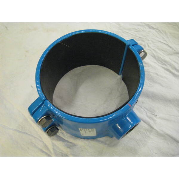110x1 1/4 RAAX anboringsklammer med ventil, for PVC/PE rør