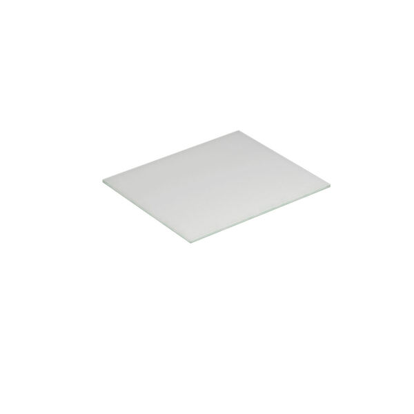 Benkeplate Form 60-79x50, hvit