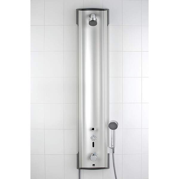 Electra dusjpanel 6V, aluminium/krom