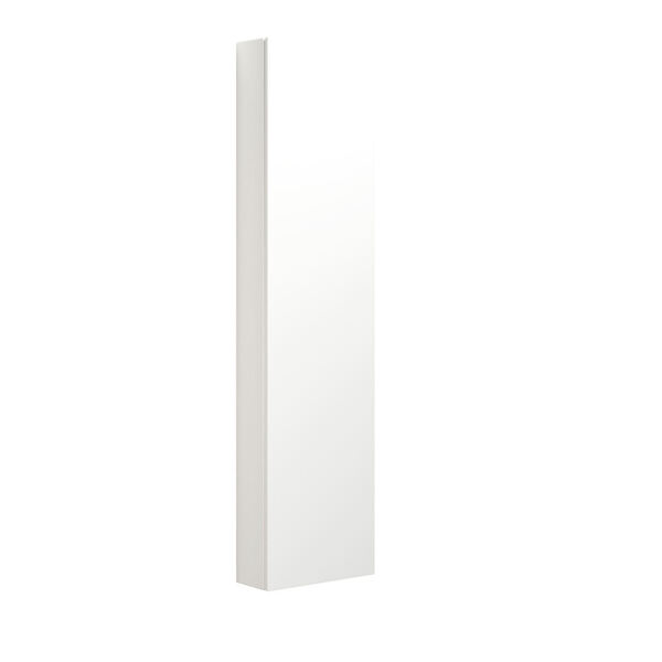 Høyskap m/1 dør venstre 160x40x16, hvit matt
