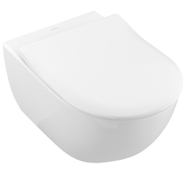 Subway 2.0 veggskål direct Flush 560x370, m/slim sete (veggskålpakke), hvit