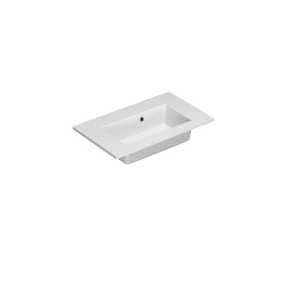 Servant Mini Minore 60,2x35,5 cm, uten kranhull, hvit matt