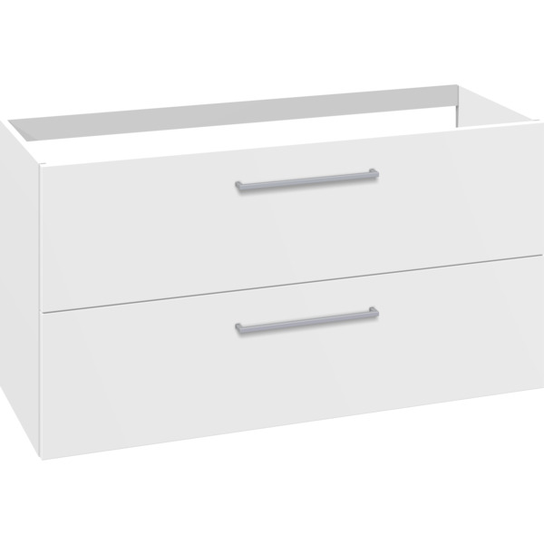 1904 Voss servantskap m/2 skuffer, 120x44x64 cm, hvit