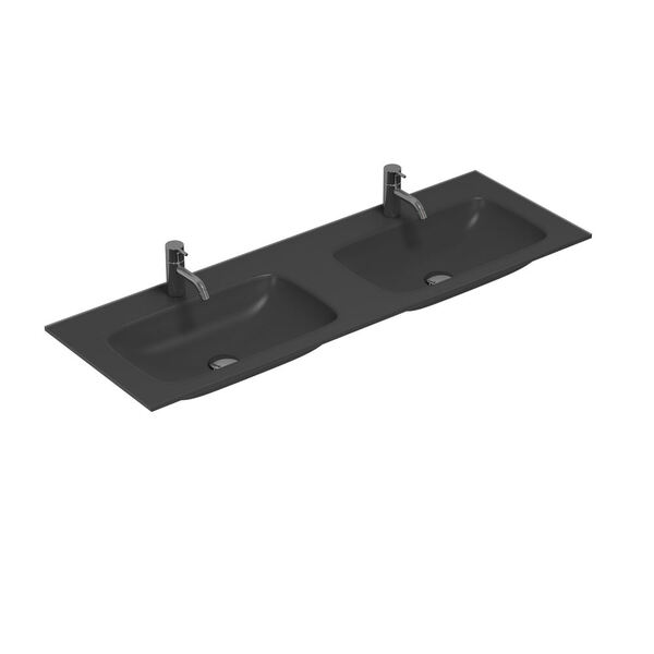 Calidris Form dobbelservant 140-159 x 40 cm, mørk grå