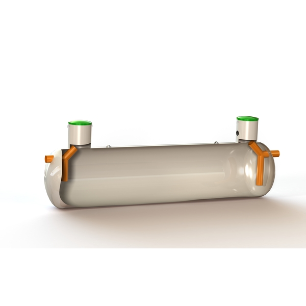 NS 12 VPI fettutskiller type FL 12 l/sek, for nedgraving