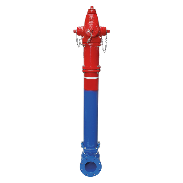 150 AVK tørroppstilt brannhydrant, m/bruddflens dreibar 360°