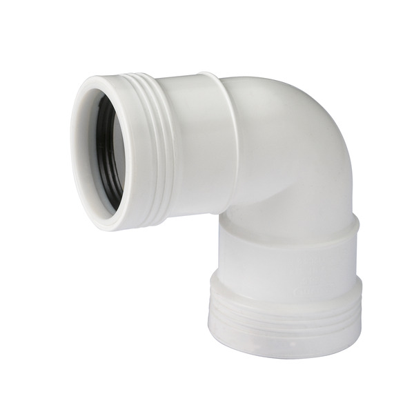 50 mm Wafix Pluss bend 88,5° PP, hvit