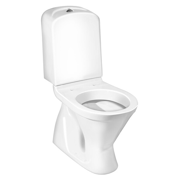 Nordic3 3500 gulvtoalett u/sete, skjult S-lås, 3/6 ltr