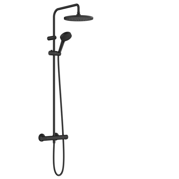 Vernis Blend Showerpipe 240, EcoSmart, matt sort