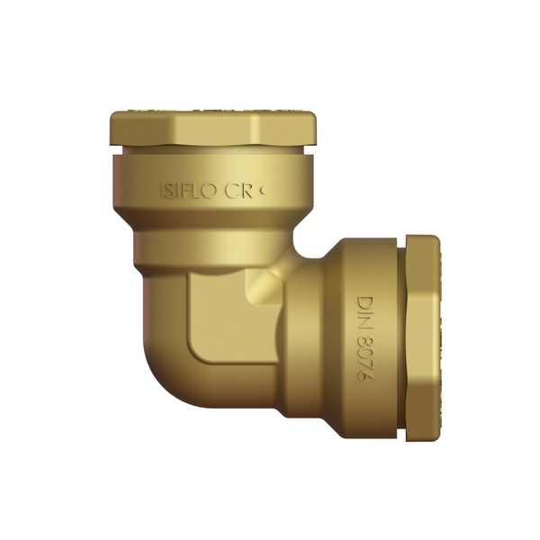 32 mm Isiflo albue m/2 kuplinger, type 120
