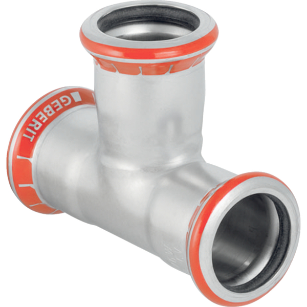 22 mm Mapress T-rør, galvanisert
