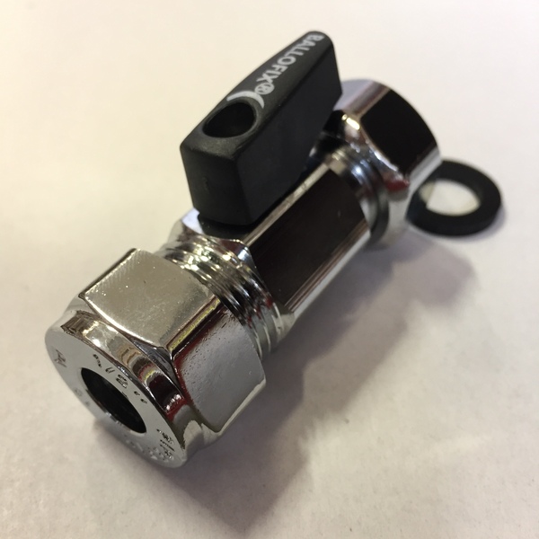 1/2x10 Ballofix klosettkran m/pipefix