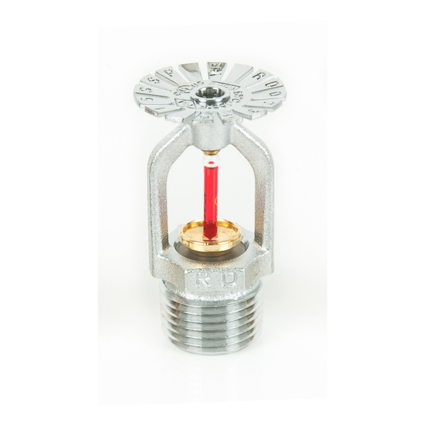 1/2 Sprinklerhode pendent kvikk 68C, 3mm glassampull, K80 krom, SSP
