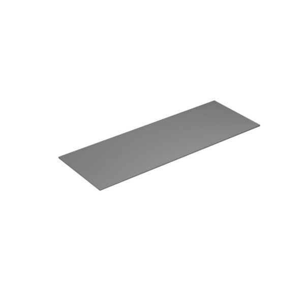 Benkeplate Form 140-159x50, lys grå