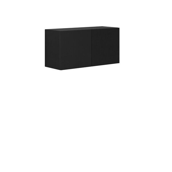 Skap m/2 dører 40x80x30, eik noir
