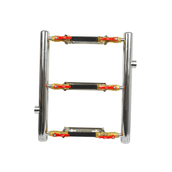 3/4" x 190 mm parallellkonsoll for 2 vannmålere