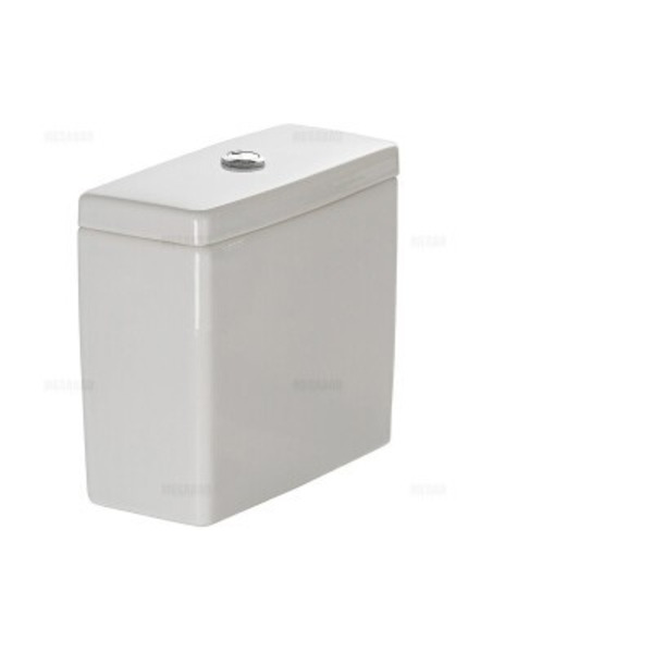 Starck 3 sisterne 390 x 185 mm, vanntilkobling venstre bunn