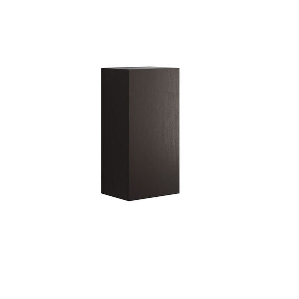 Skap m/1 dør venstre 80x40x30, røkt eik