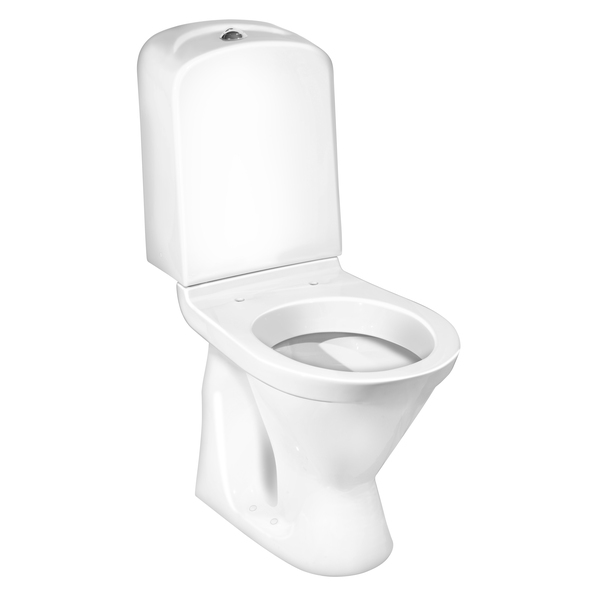 Nordic3 3510 gulvtoalett u/sete, skjult P-lås, 3/6 ltr