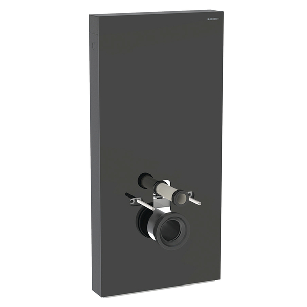 Monolith modul 101 cm f/veggskål, glass svart