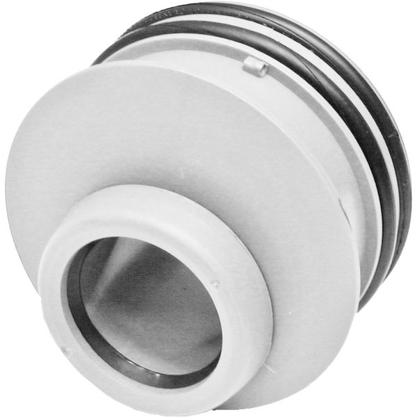 110 mm x 50 mm PP universalovergang, hvit