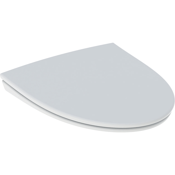 PB Glow hardplastsete, m/Soft-close og Quick release, hvit