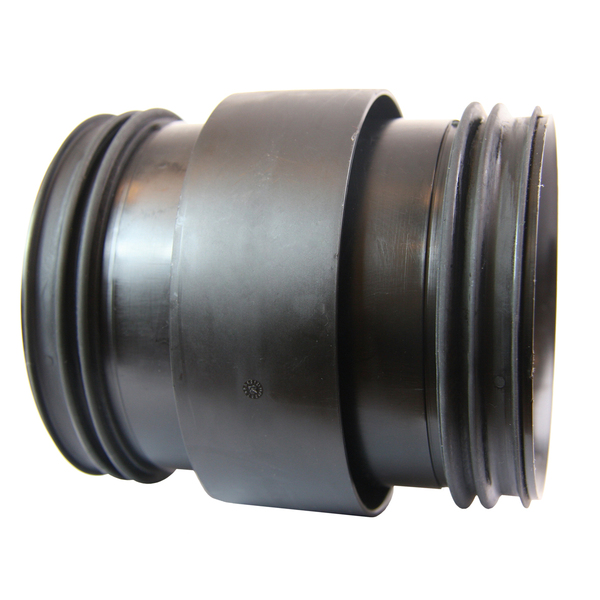 110 mm PP Smartline skjøtenippel, sort