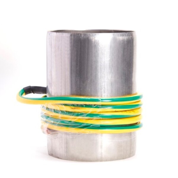110 mm 1904 jordingsrør 316L, lengde 150 mm, med 2 m kabel