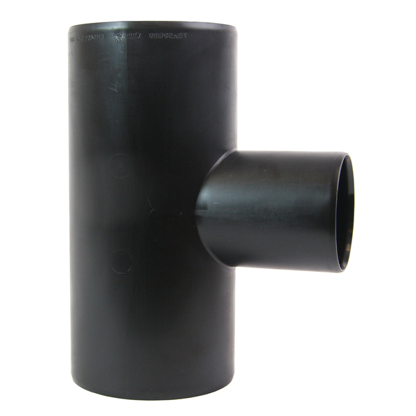 75 mm x 50 mm Smartline grenrør 88° PP, sort