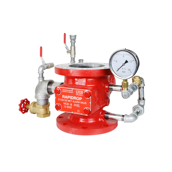 DN80 sprinklersentral våt model flens