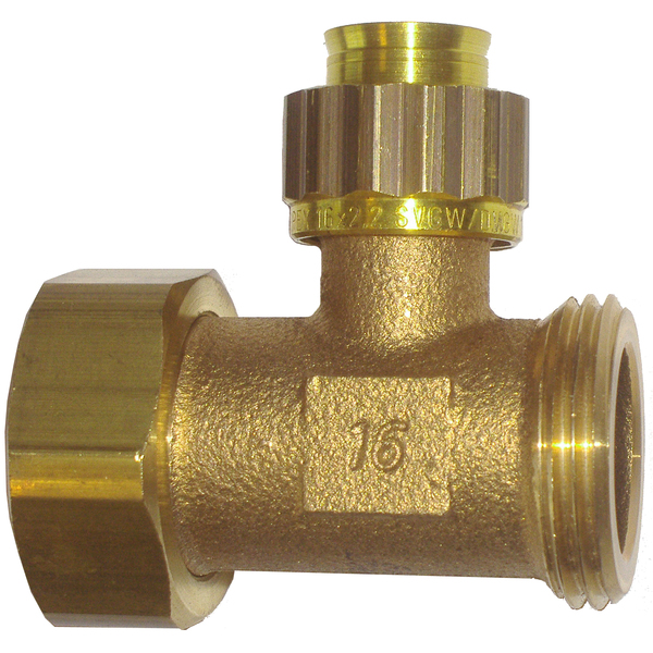 16 mm Sanipex fordeler m/1 uttak