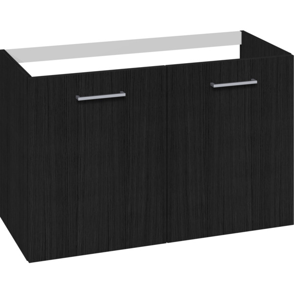 1904 Voss servantskap m/2 dører, sort eik, 100x44x64 cm