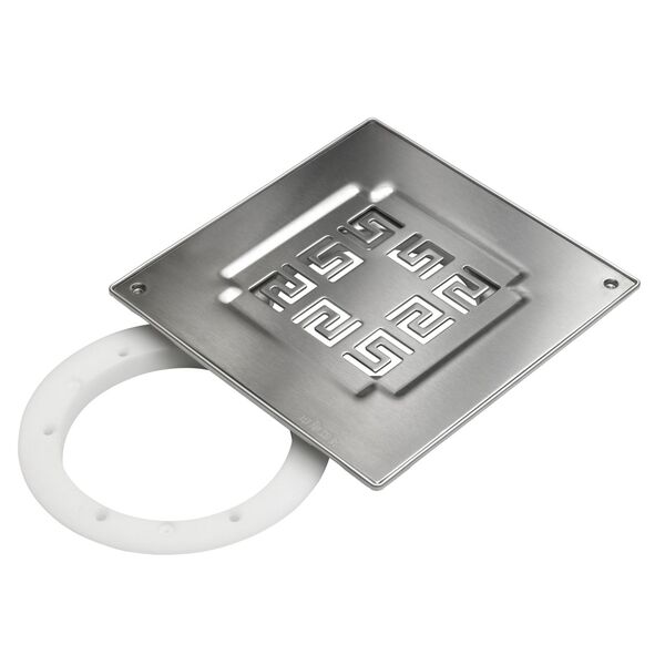 Blücher klemring/rist Square Athene, monteringssett 200x200 mm
