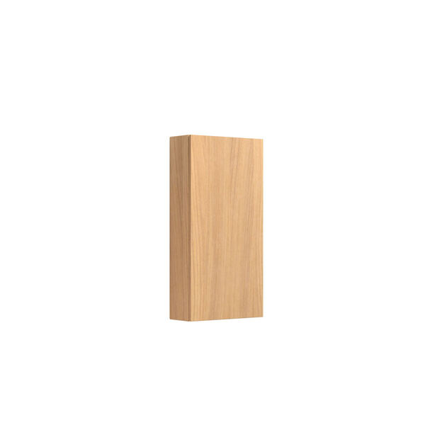 Skap m/1 dør høyre 80x40x16, lys eik