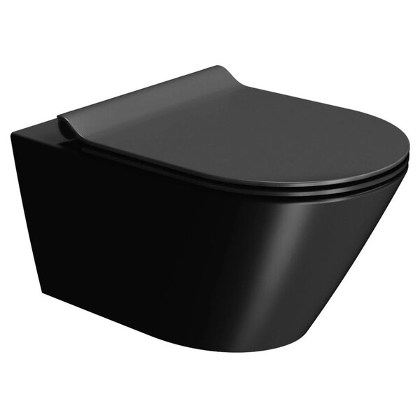 GSI Cube X veggskål 550 mm, uten spylekant, matt sort
