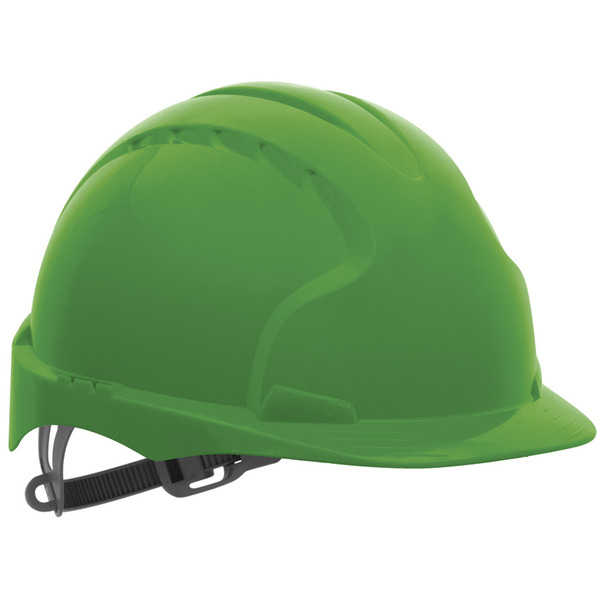 JSP EV03 vernehjelm u/ventilasjonshull, grønn