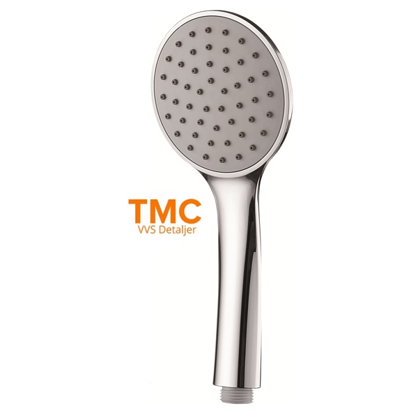 1-funksjon splash krom hånddusj TMC