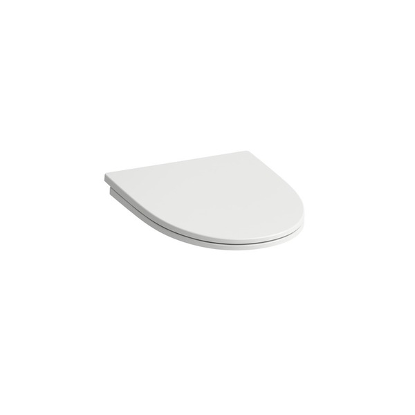 Laufen Kompas hardplastsete, m/SC og QR, antibak, hvit
