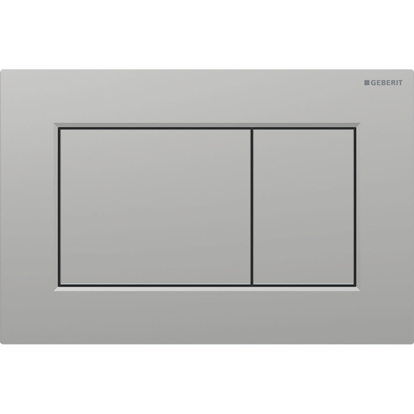 Sigma 01 betjeningsplate Square, 246x164x13, matt krom