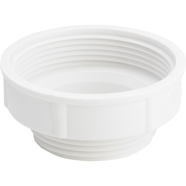 1 1/4x1 1/2 Overgang hvit plast, V7987V