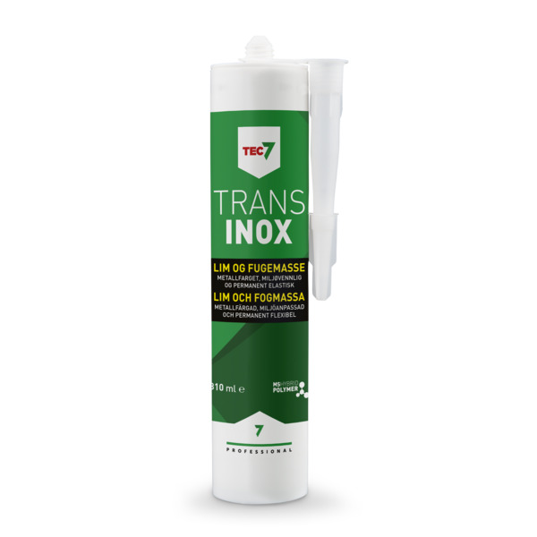 TEC7 TRANS inox fuge- og tettemasse, 310 ml patron