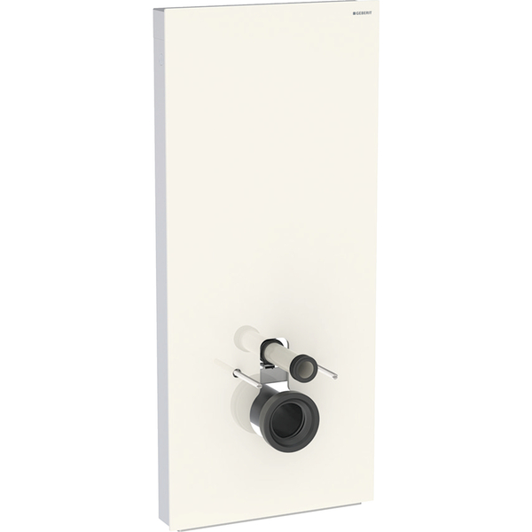 Monolith modul 114 cm f/veggskål, glass sandgrå/alu