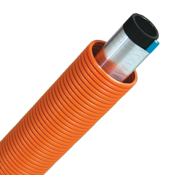 40/70 Isoterm trykkavløp T75 L=15-75 mtr, Ohmsk PE100 PN16, kapp