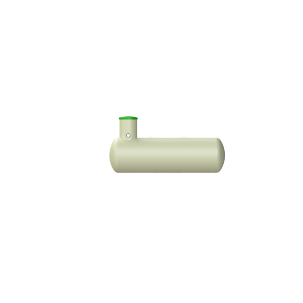 4000 liter samletank liggende
