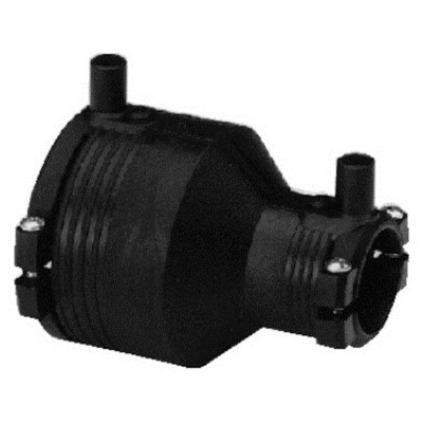 63 x 40 mm reduksjon PE100 SDR11, m/integrert rør fiksering