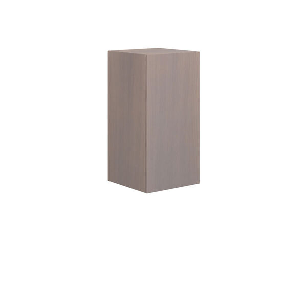 Skap m/1 dør venstre 80x40x40, grå eik