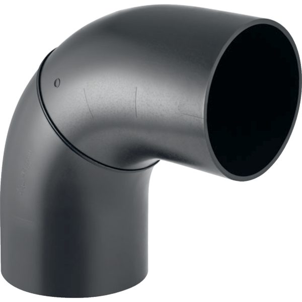 200 mm Geberit PEH segmentbend 90, stor radius