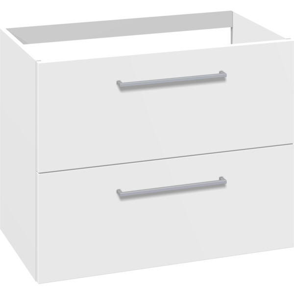 1904 Voss servantskap m/2 skuffer, hvit matt, 80x44x64 cm