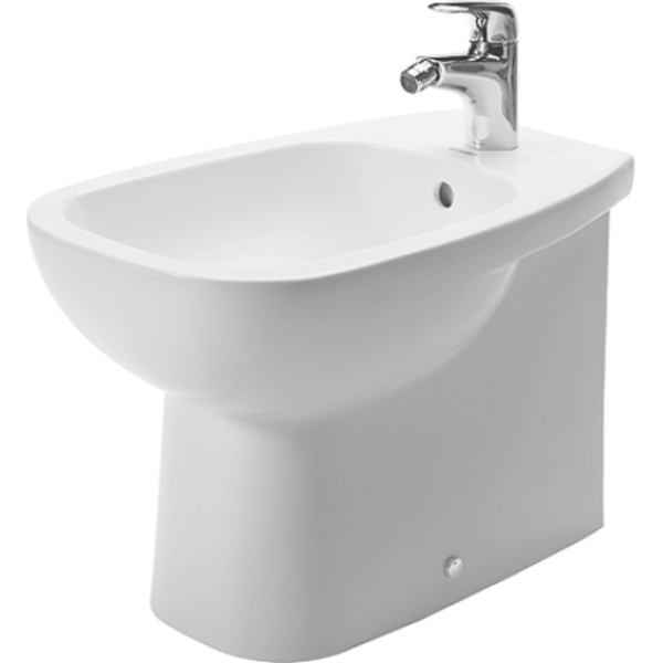 D-Code bidet m/overløp, m/1kh, 355x560 mm