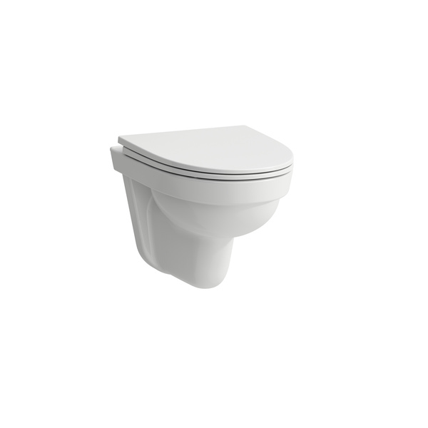 Laufen Kompas veggskål uten sete, rimless, boltavstand 180-230mm, hvit